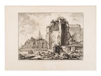 [Prints] Piranesi, Giovanni Battista. Group of 12 Etchings — 1) Veduta dell'atrio del portico
