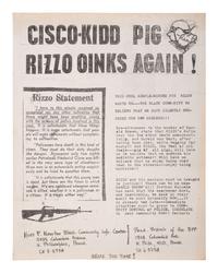 [CIVIL RIGHTS]. A pair of flyers denouncing Philadelphia Police Commissioner Frank Rizzo.