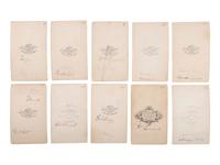 [CIVIL WAR - WESTERN THEATER - TRANS-MISSISSIPPI THEATER]. BRADY, Mathew (1822-1896), photographer. A group of 33 CDVs of Union generals and officers, incl. MCPHERSON, HALLECK, MCCLERNAND, MITCHELL, GILLMORE, MILROY, & FRY.