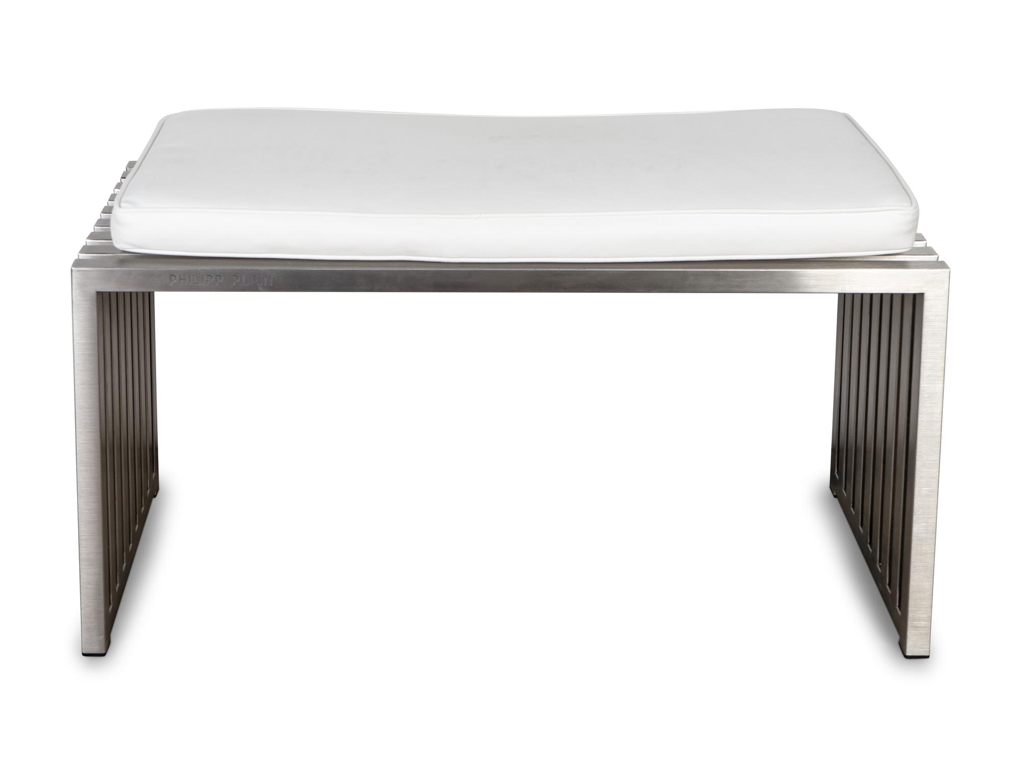 A Philip Plien Modernist Steel Bench — 20TH CENTURY