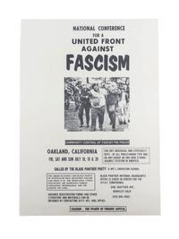 [BLACK PANTHERS]. National Conference for a United Front Against Fascism . Berkeley, California: Black Panther Party, ca 1969.