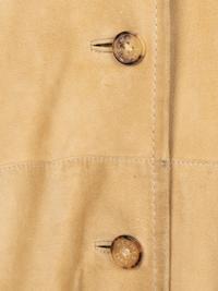 Two Hermès Jackets: One Printed Butterfly and One Suede, 1980-90s