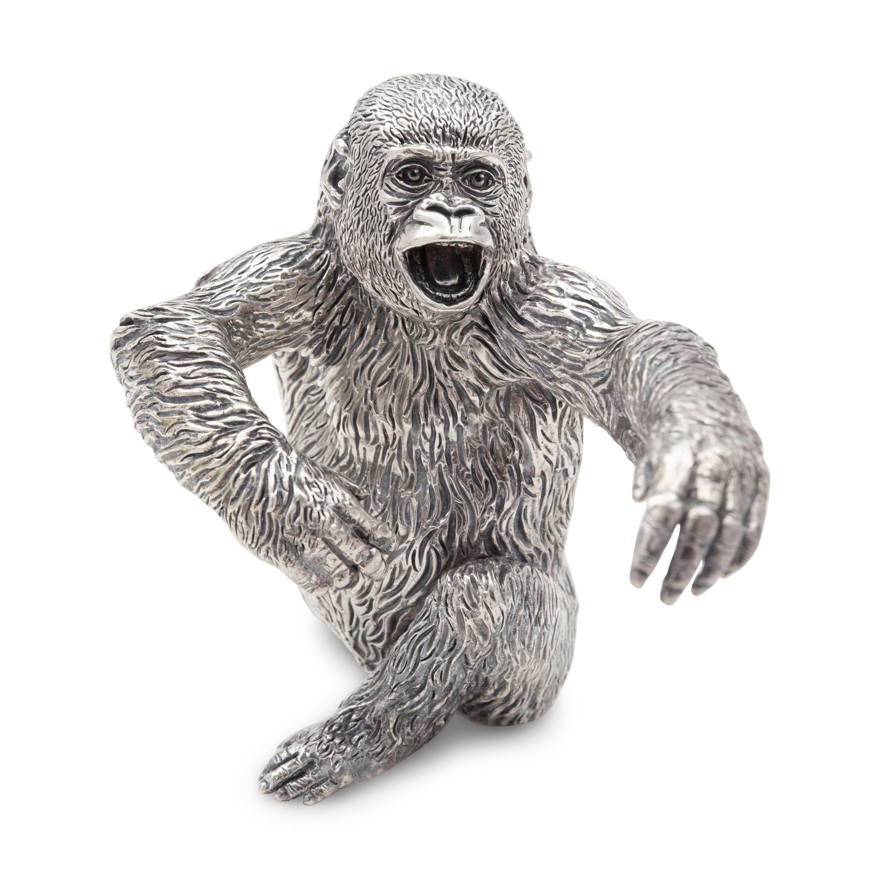 Patrick Mavros (London and Harare, Zimbabwe, Est. 1978) — A Pair of Adolescent Gorillas at Play, 2001