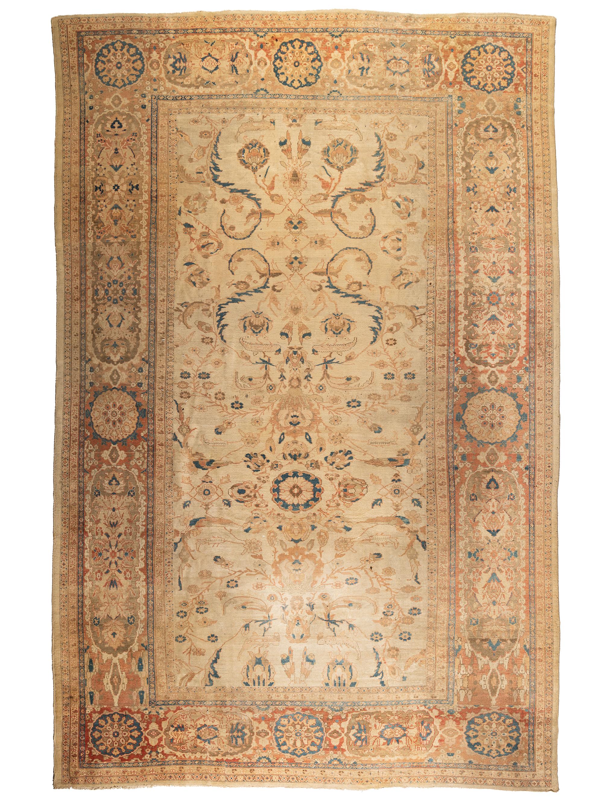 A Mahal Wool Rug
