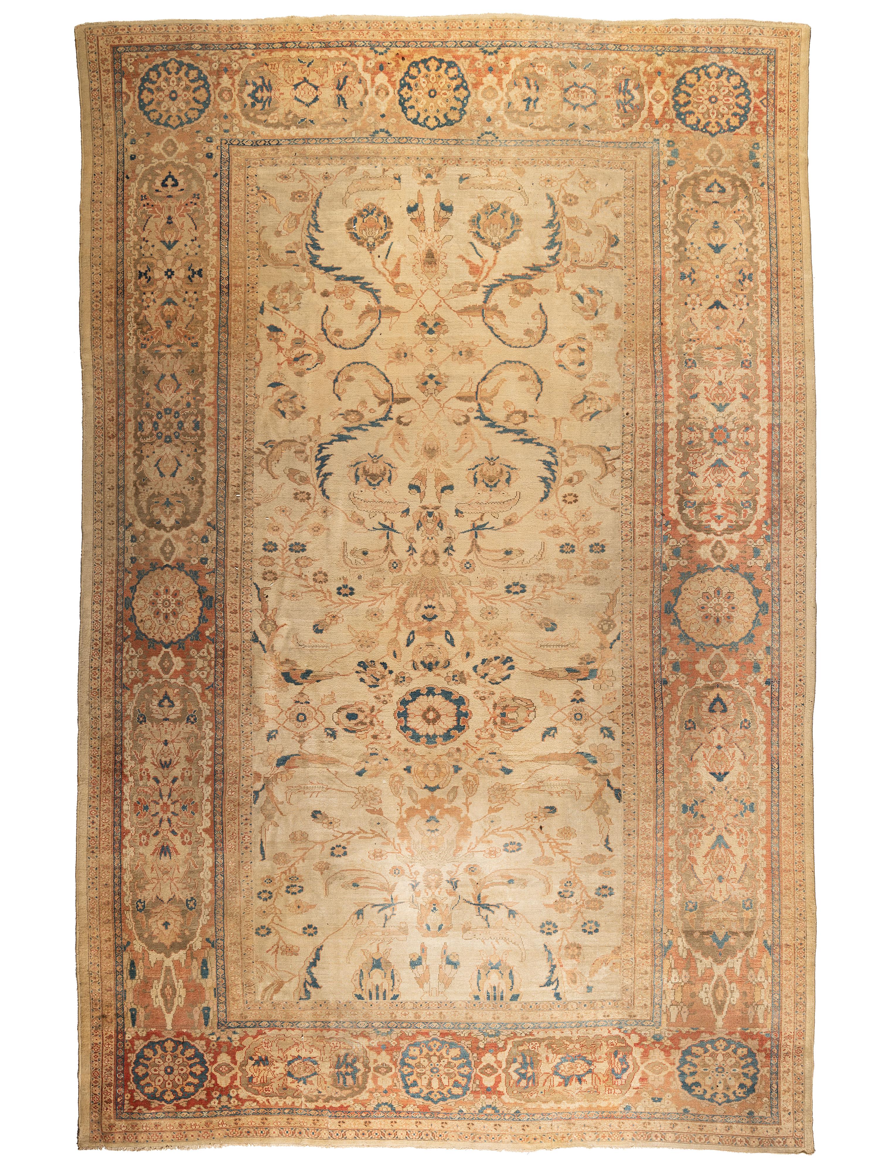 A Mahal Wool Rug