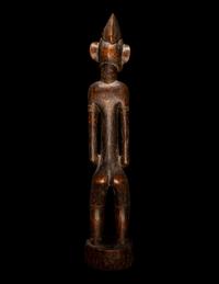 A Baule Wood Standing Female Figure