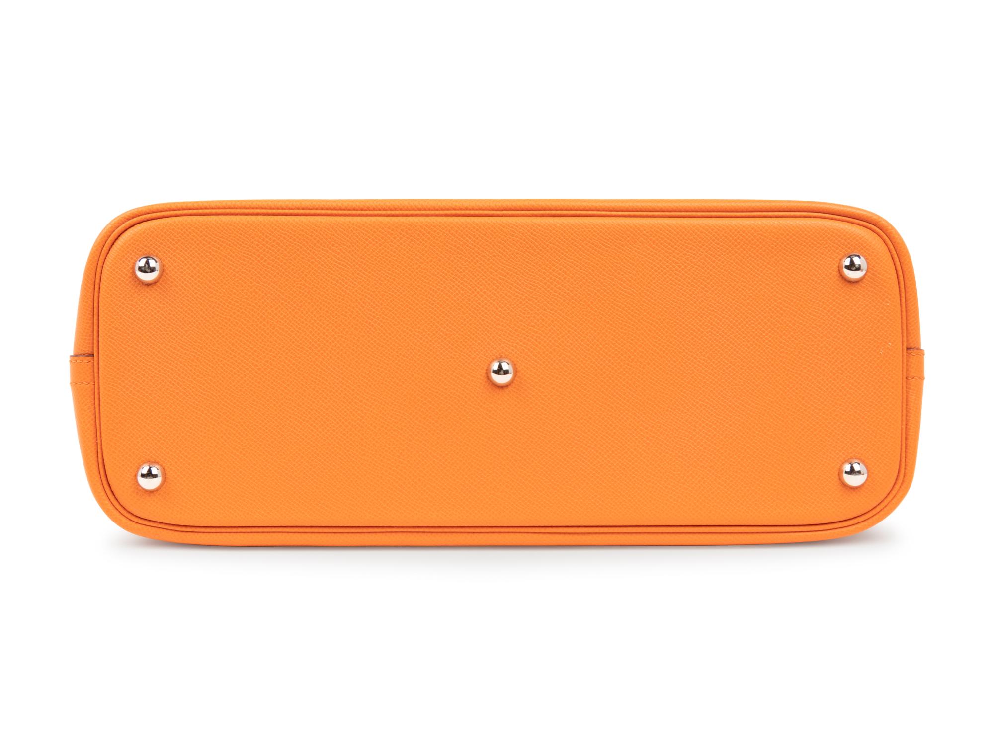Hermès Orange Leather Bolide Bag 37cm, 2007