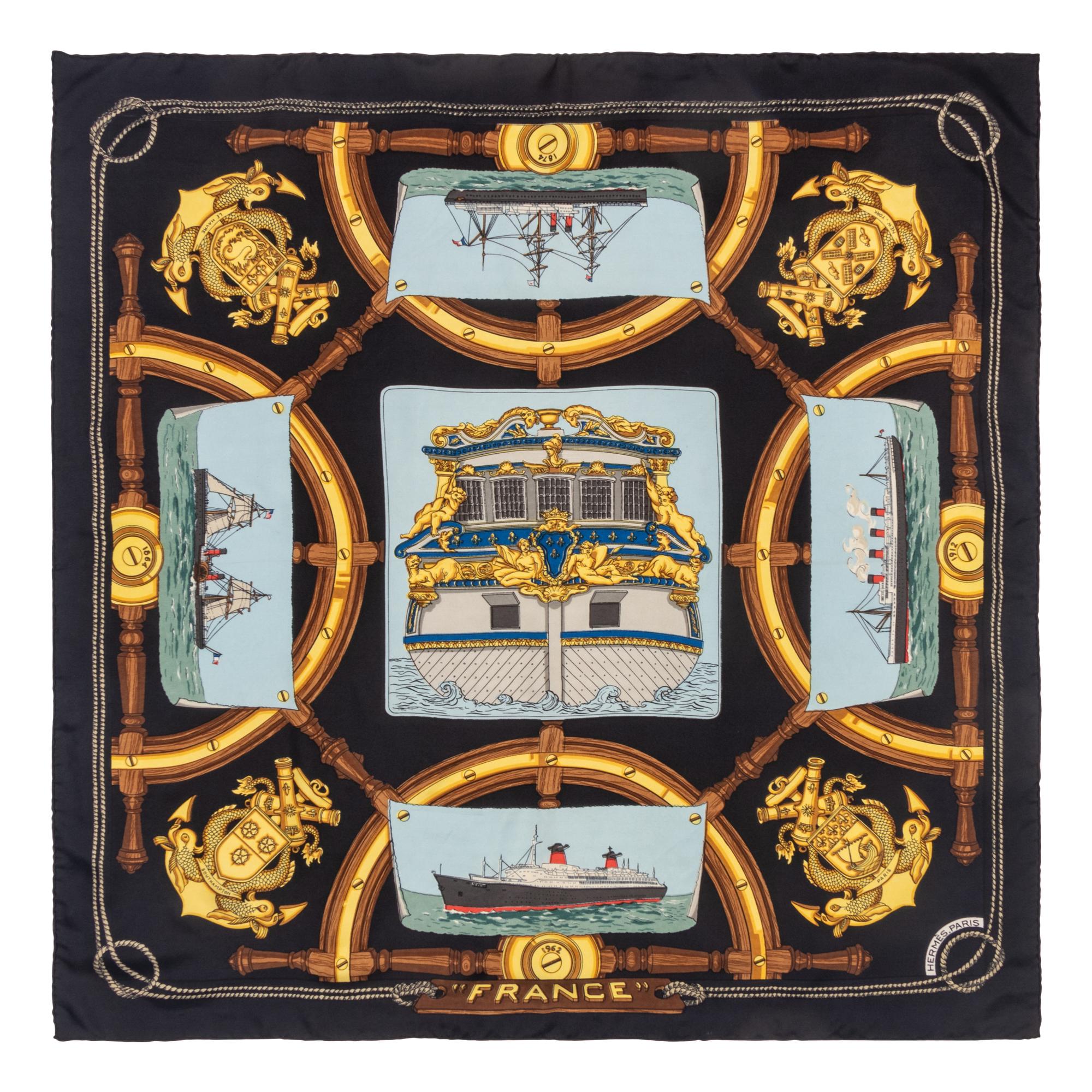 Four Hermès Scarves