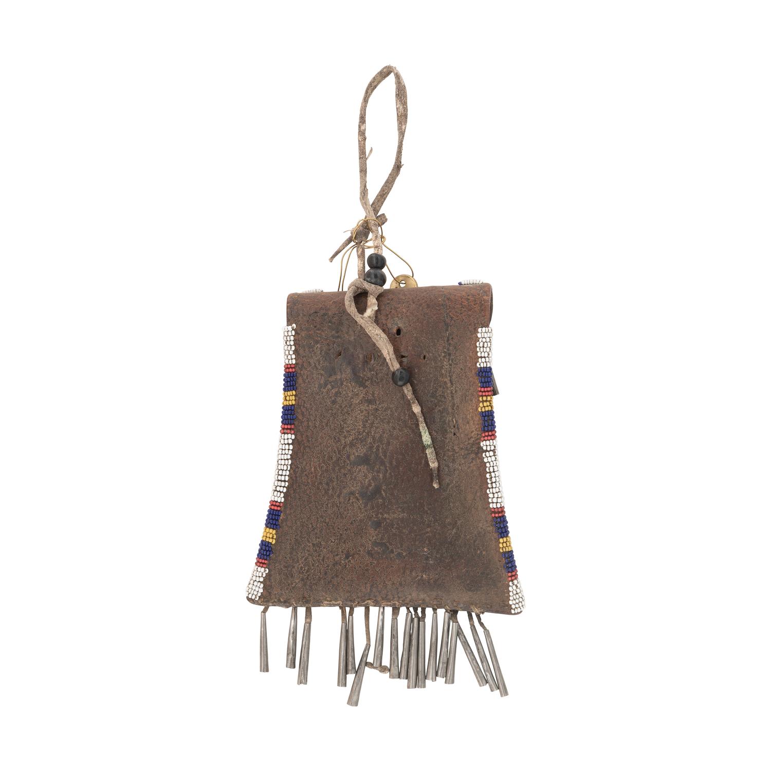 Sioux Beaded Hide Strike-a-Light Bag