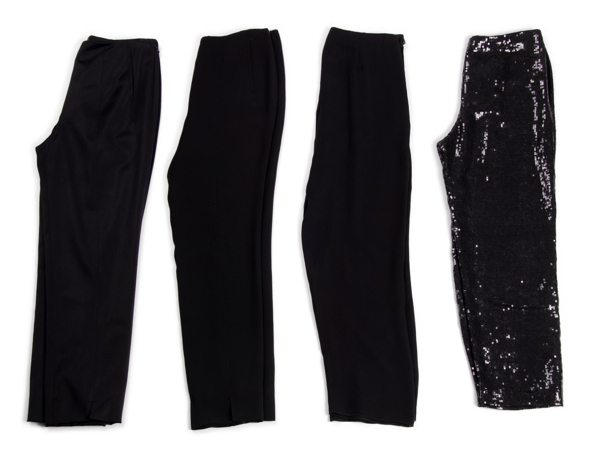 Eight Pairs of Designer Pants: One Christian Dior, One Badgley Mischka, One Loro Piana, and Four Ralph Rucci,