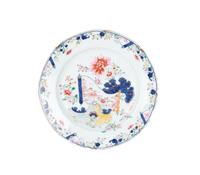 A Pair of Chinese Export Sacred Fungi Porcelain Plates — 19TH CENTURY