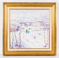Jan Van Moor, (20th century), Les joies de la neige