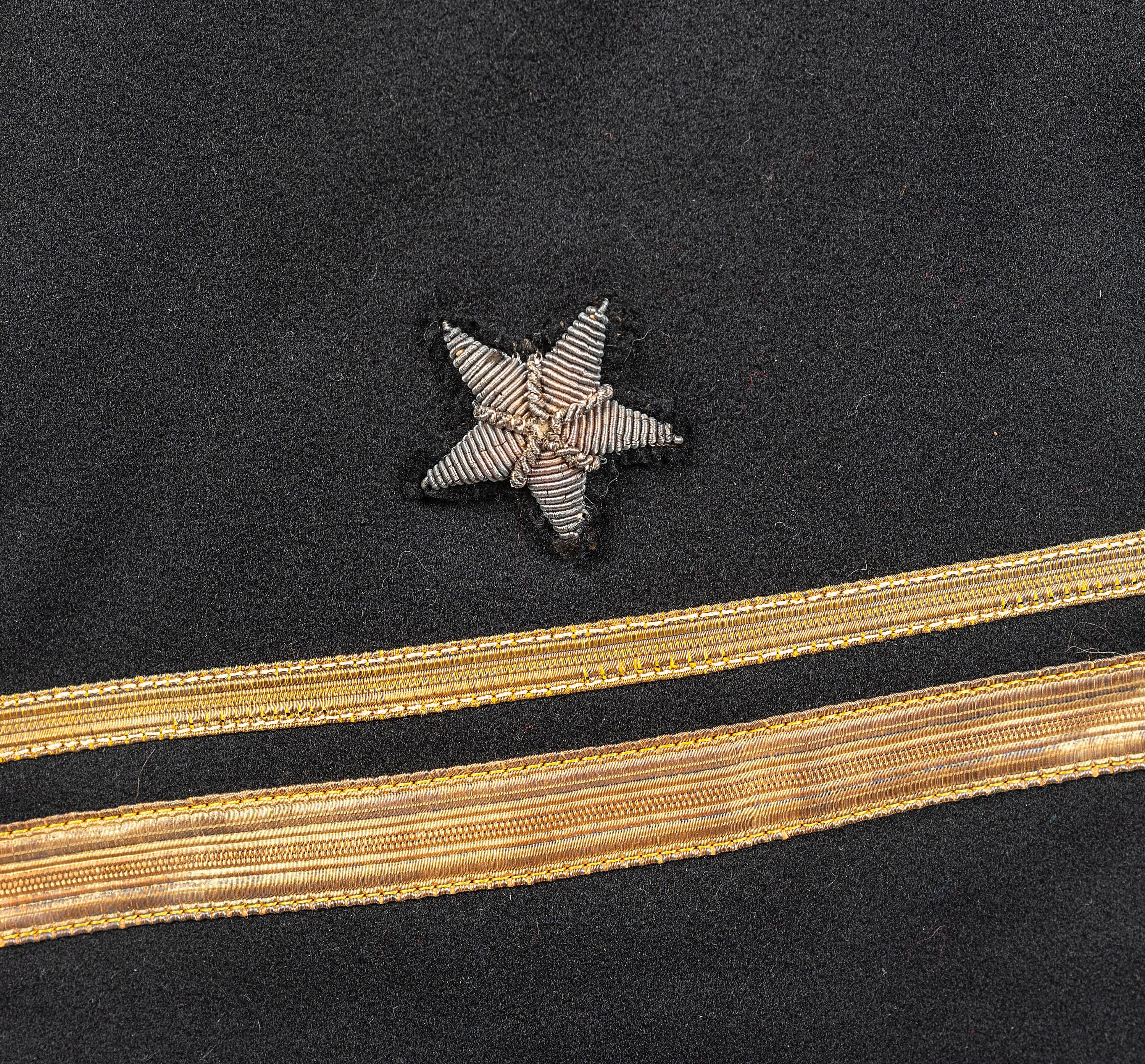 [MILITARIA]. Late 19th-to-early 20th-century US Navy officer's dress tailcoat.