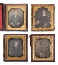 [EARLY PHOTOGRAPHY]. 21 sixth plate daguerreotypes of teenagers and adolescents.