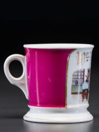 A Barber's Porcelain Occupational Shaving Mug