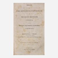 [Americana] Fremont, J(ohn). C. Report of The Exploring Expedition to The Rocky Mountains in the Year 1842, and to Oregon and North California in the Years 1843-'44