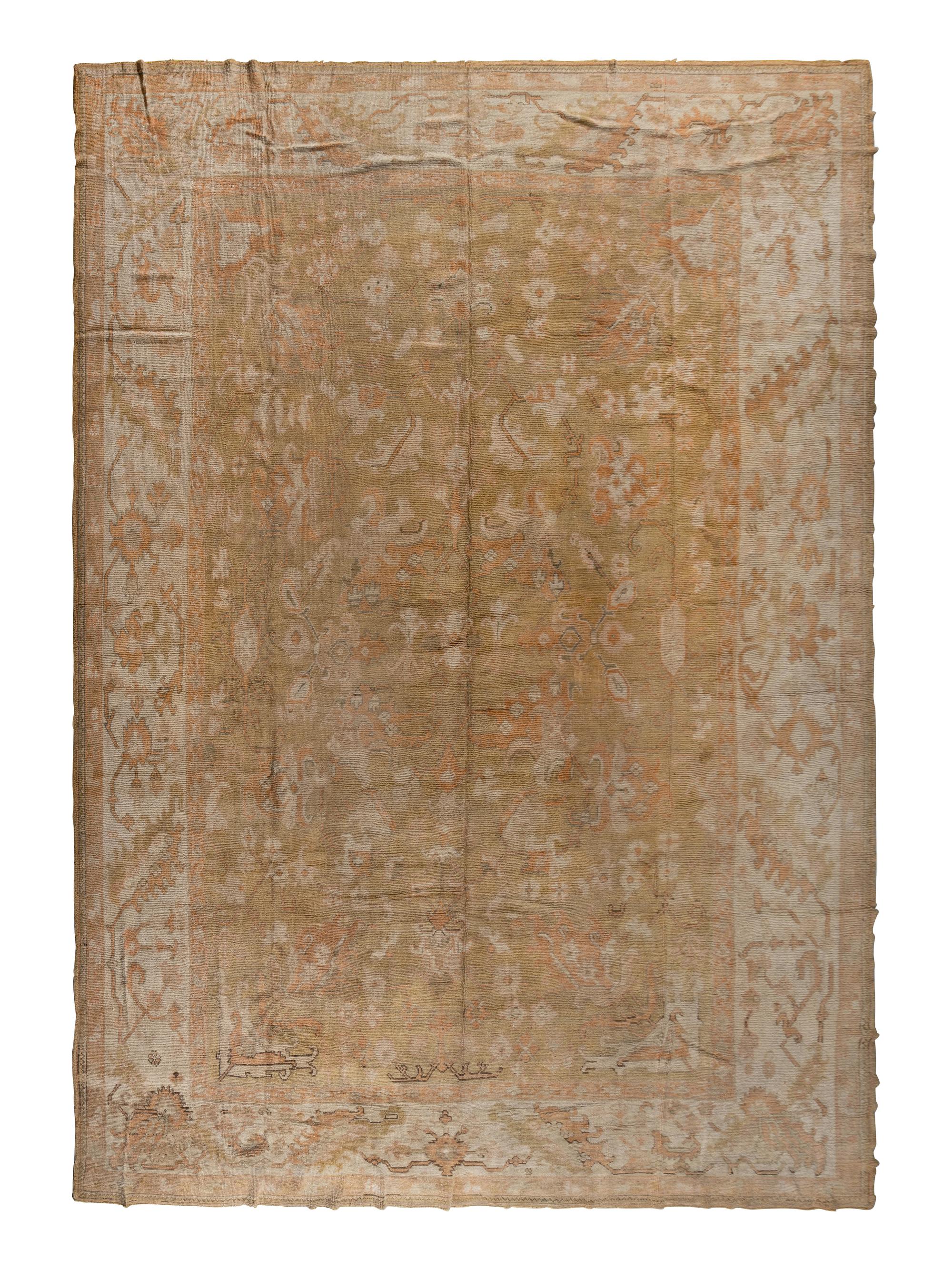 An Oushak Wool Rug