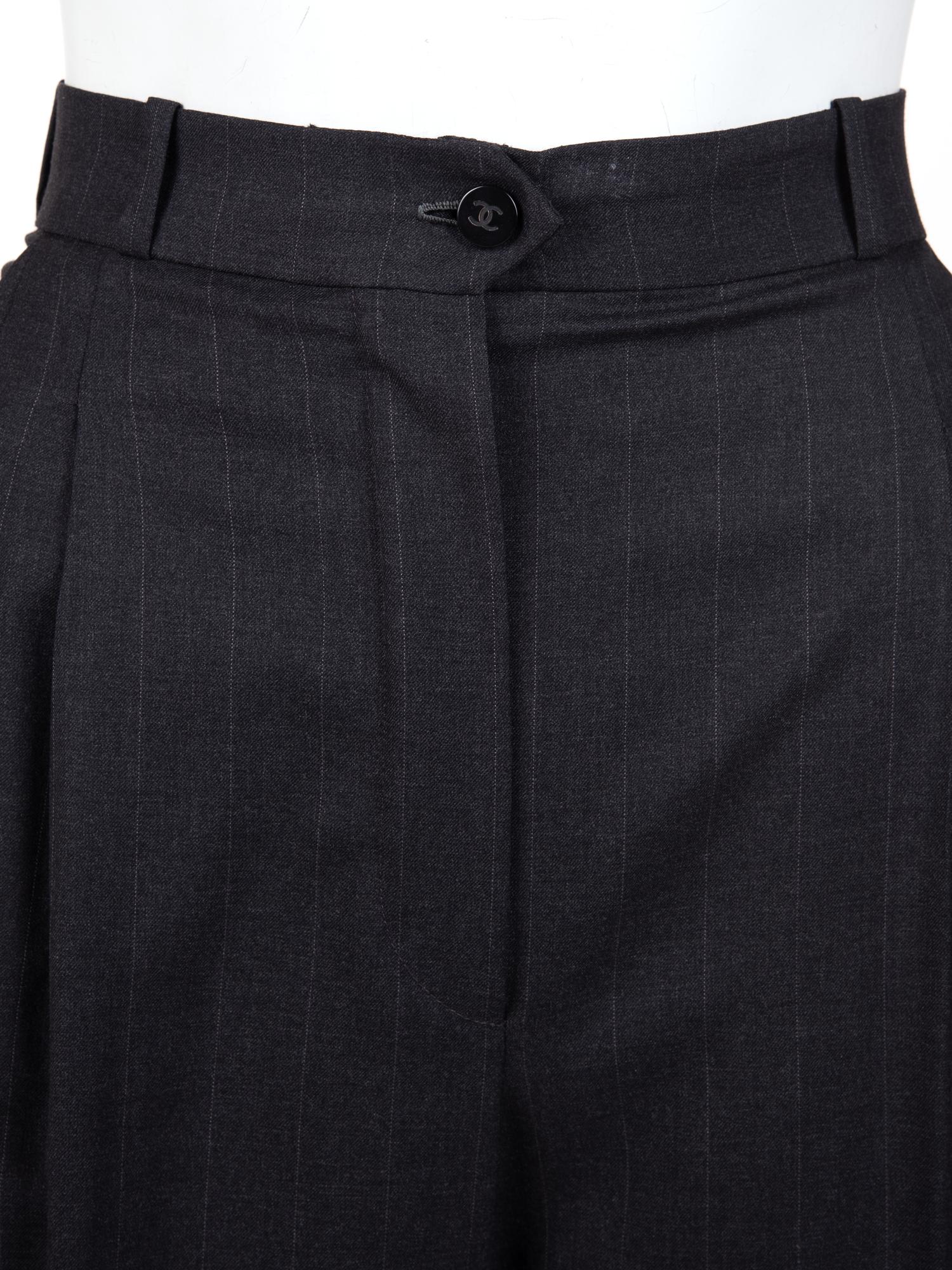 Two Chanel Haute Couture Items: One Pair of Pants, One Skirt, 1980-2000s