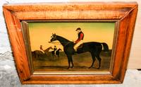A Mezzotint Under Glass 7 1/2 x 10 inches (visible). — 19TH CENTURY