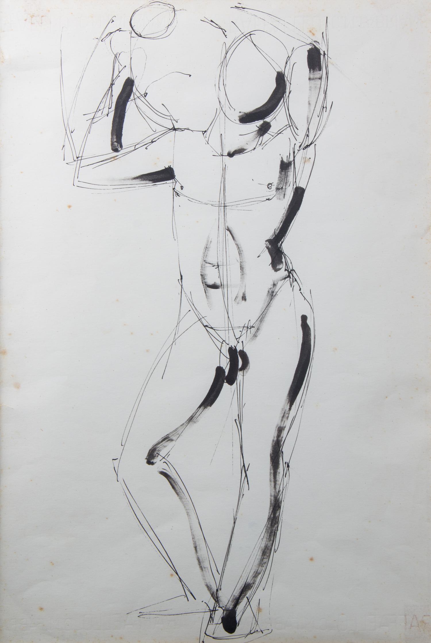 Kurt Craemer, (German, 1912-1961), A collection of four nude drawings.