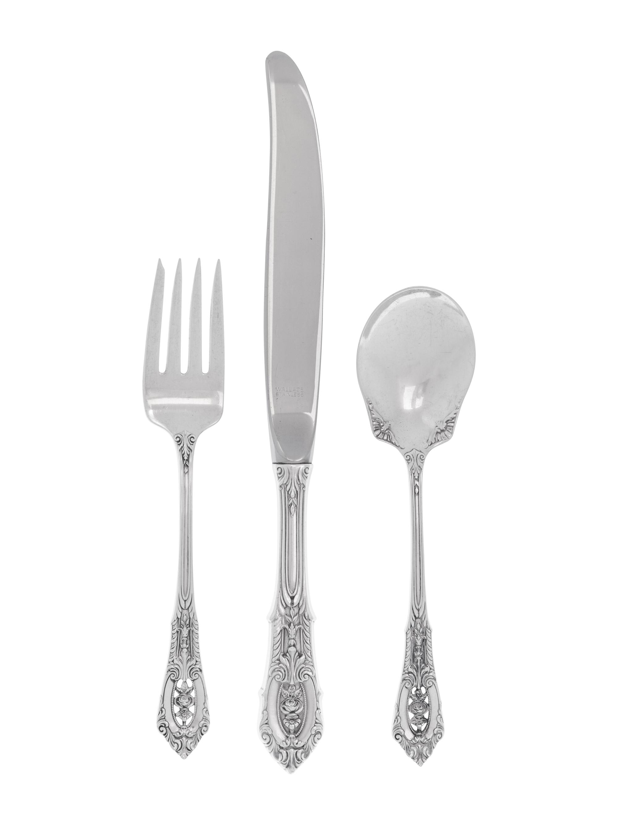 An American Silver Flatware Service