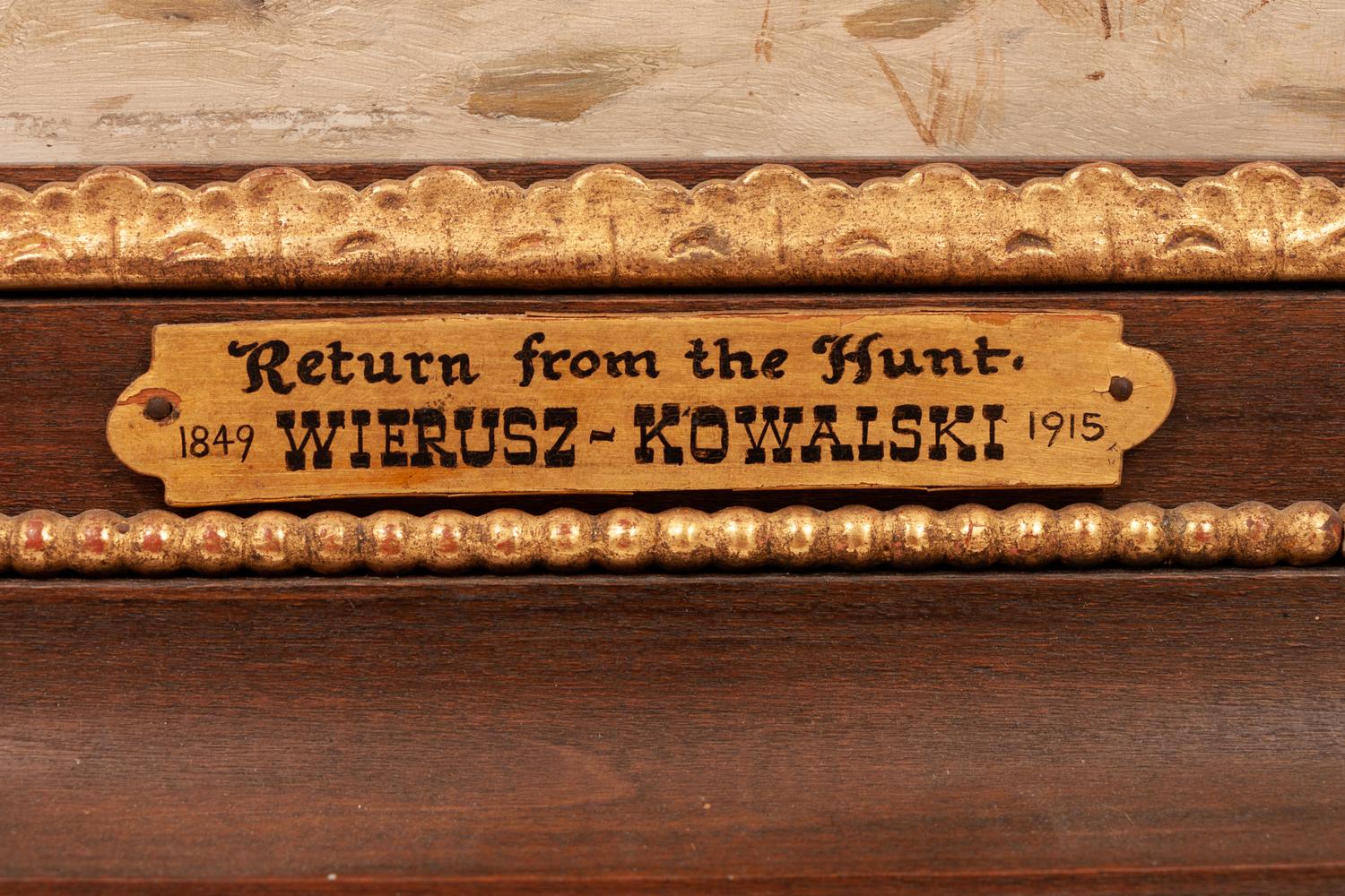 Return from the Hunt