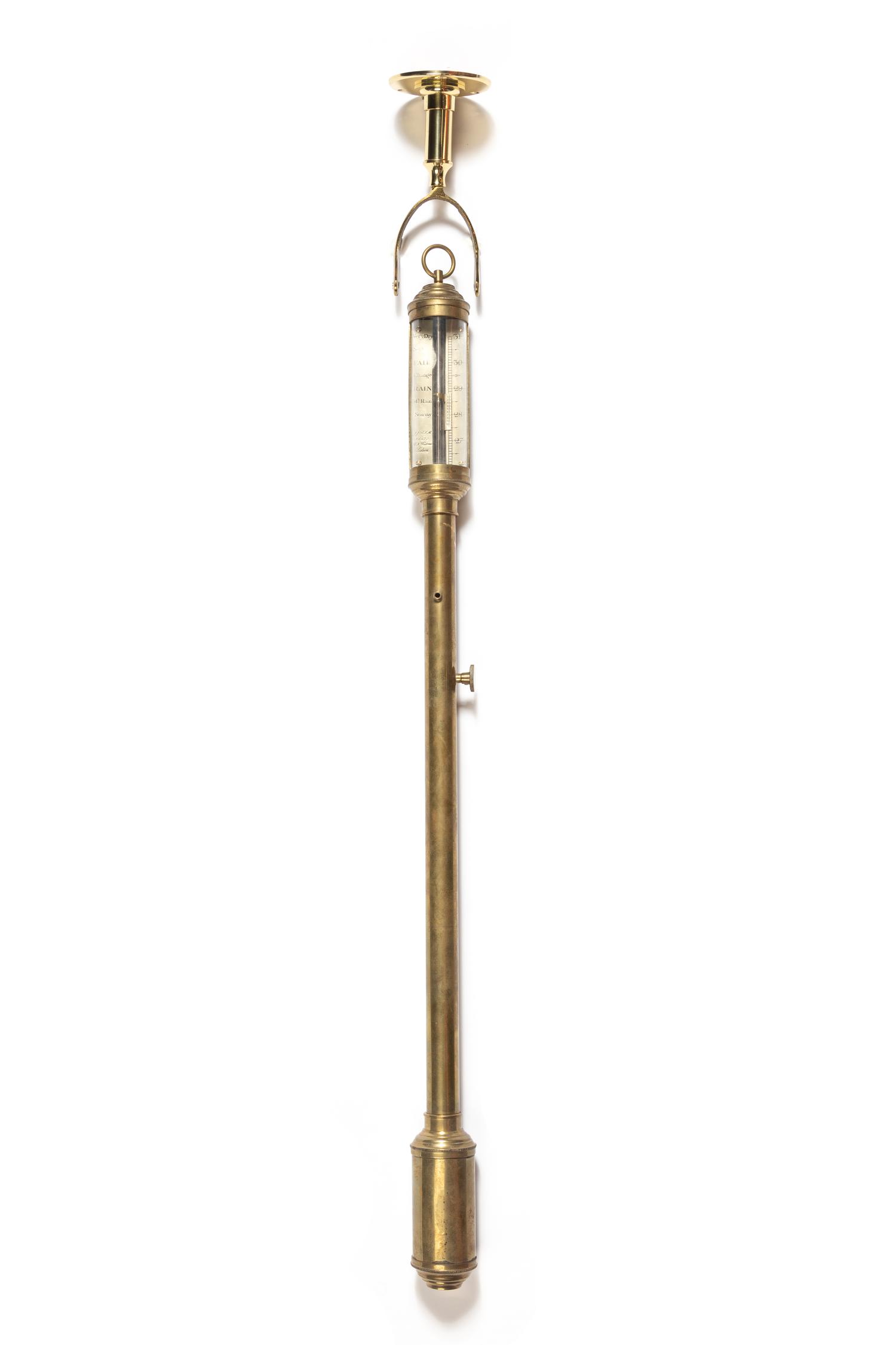 A Portuguese Brass Ship's Barometer