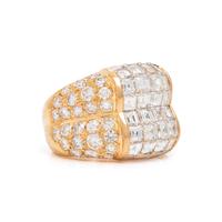 Diamond and Yellow Gold Ring