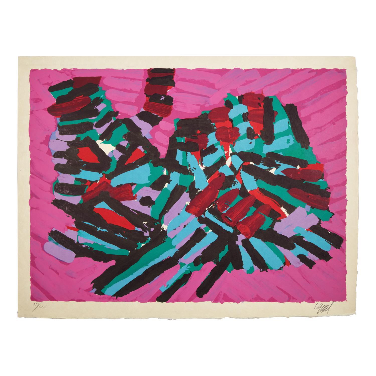 Karel Appel (Dutch, 1921-2006) — Cats (complete portfolio of seventeen lithographs, with title page and portfolio case), 1978