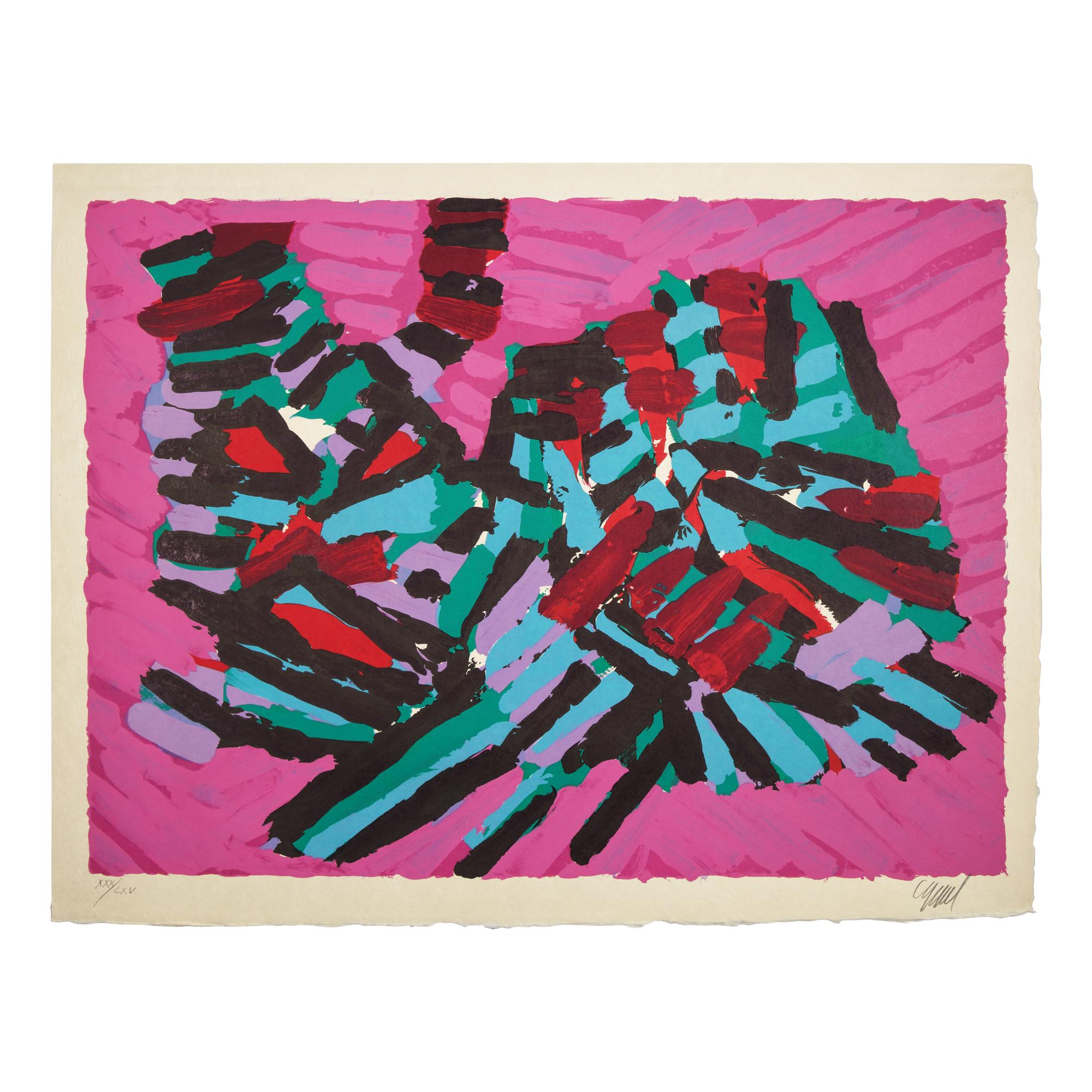 Karel Appel (Dutch, 1921-2006) — Cats (complete portfolio of seventeen lithographs, with title page and portfolio case), 1978