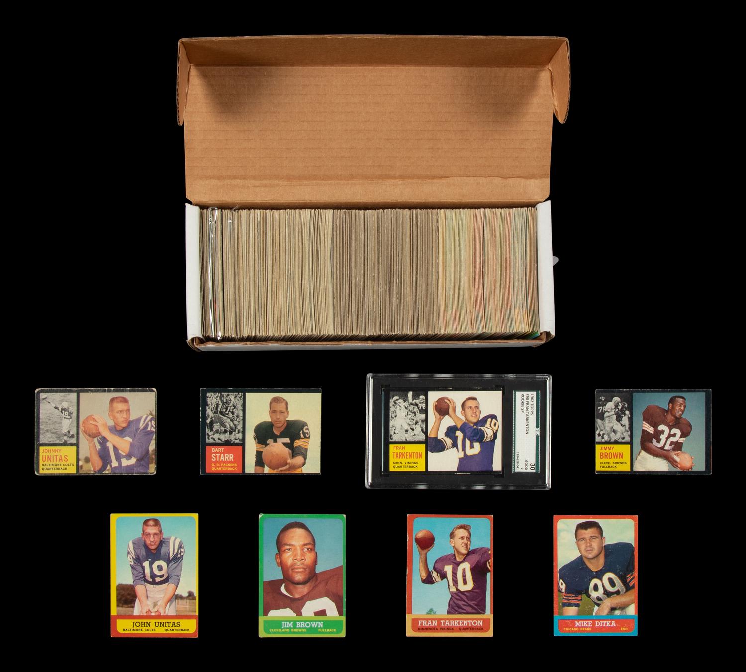 A Collection of Assorted 1961, 1962 and 1963 Topps Football Cards