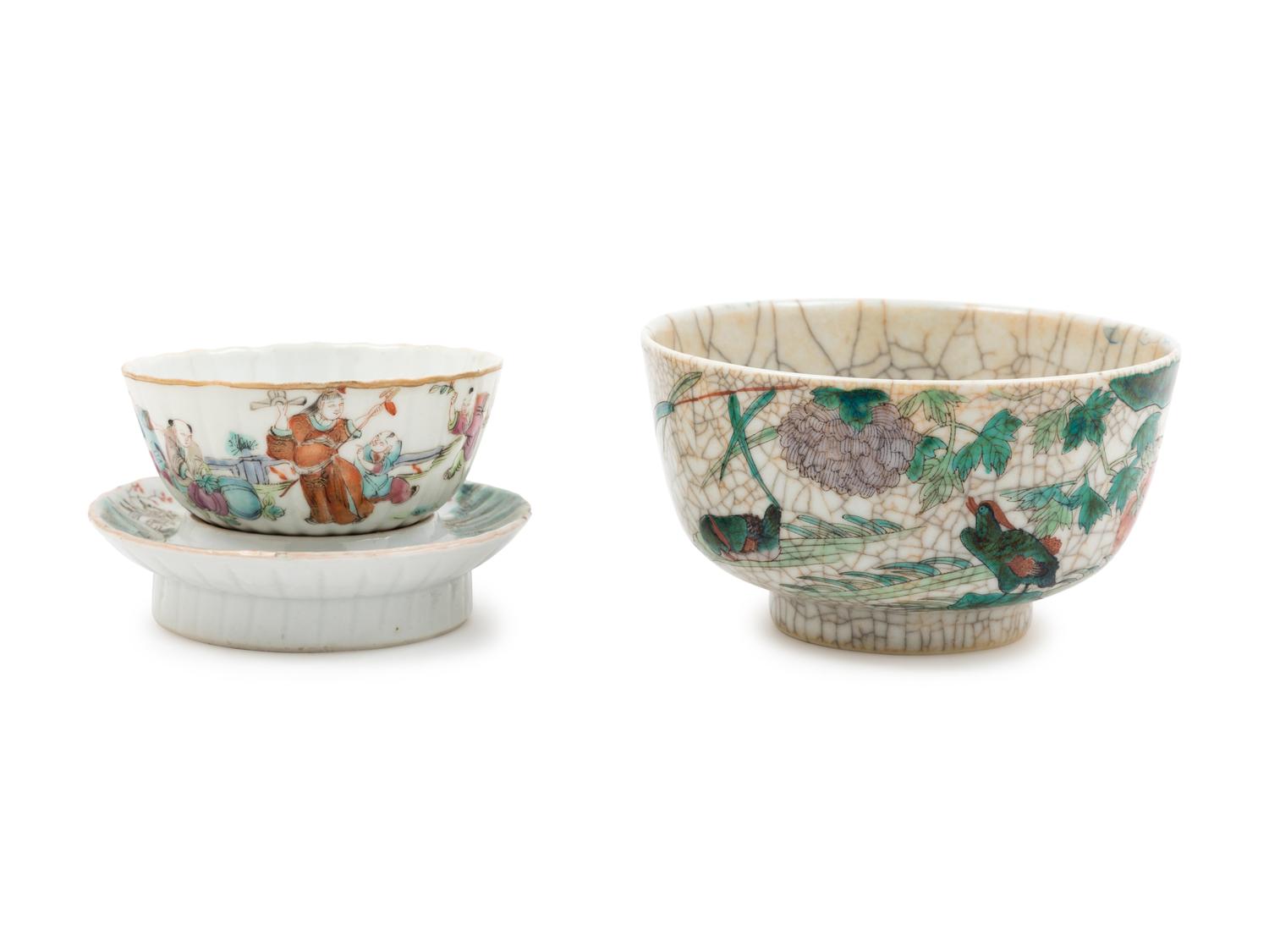 Two Chinese Porcelain Bowls