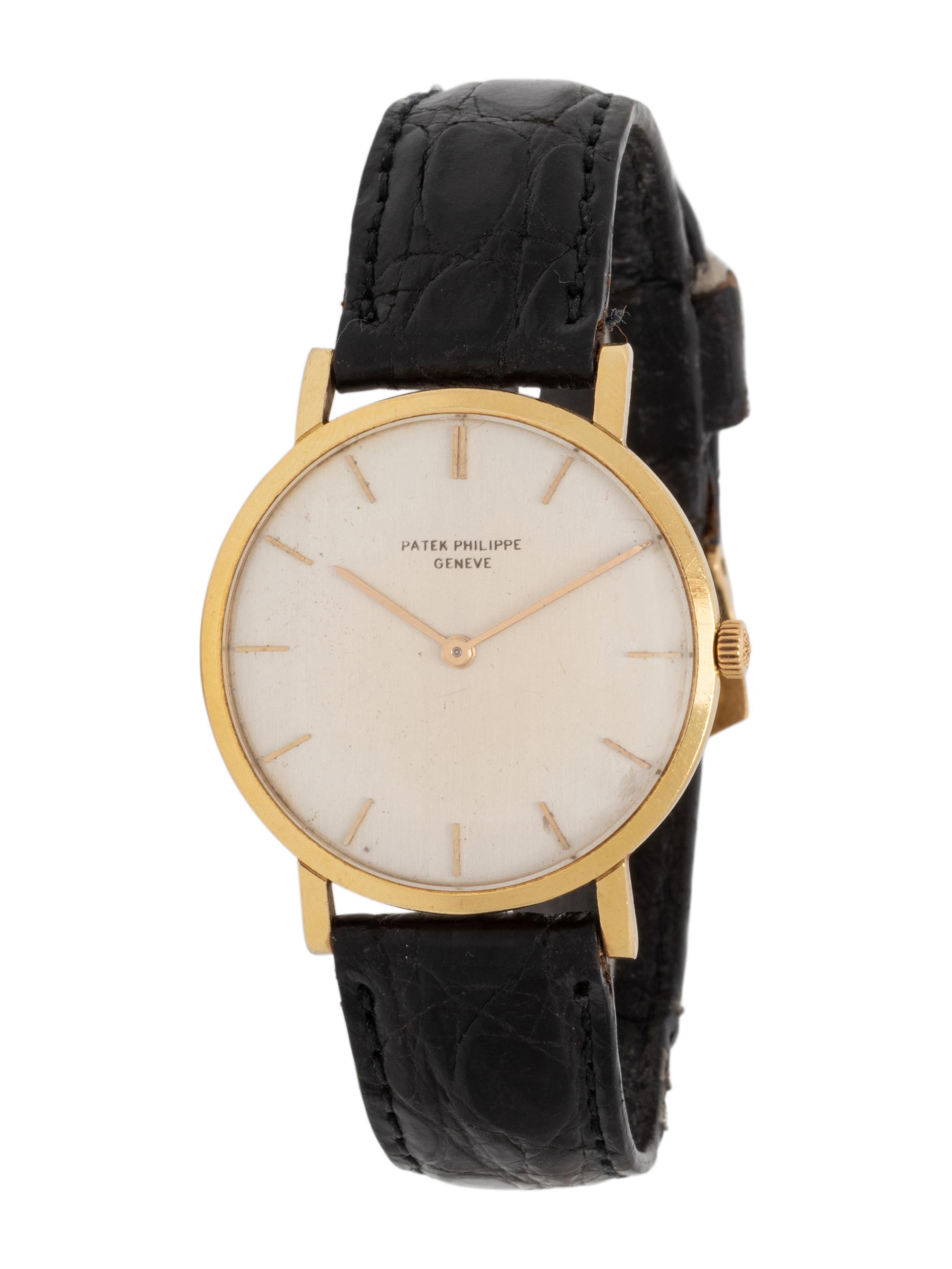 PATEK PHILIPPE, REF. 3512 18K YELLOW GOLD 'CALATRAVA' WATCH