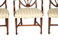 A Set of Six George III Style Mahogany Dining Chairs