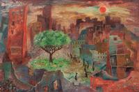 Untitled (Children Playing in Cityscape)