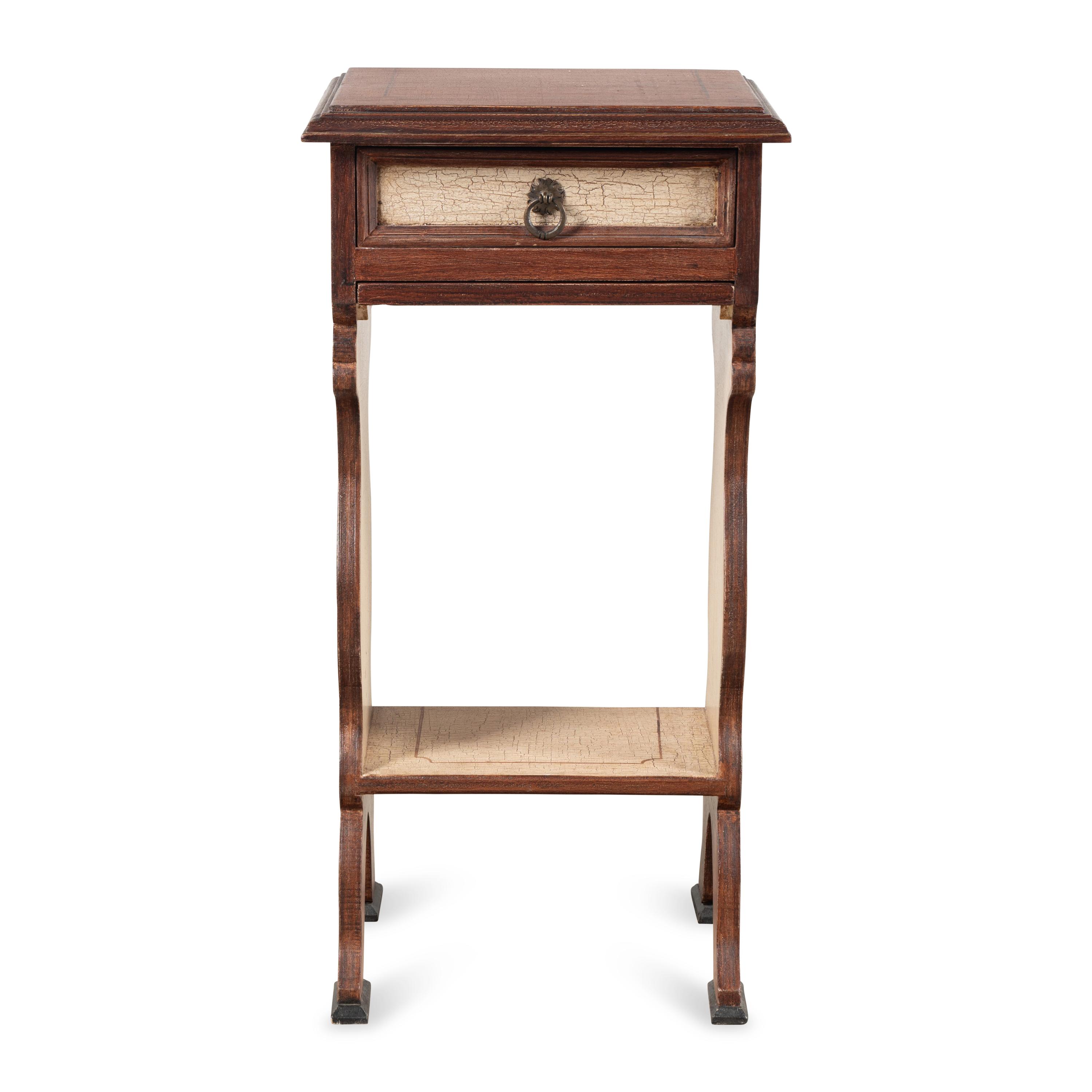 An Italian Style Painted Side Table