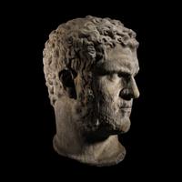 A Roman Marble Portrait Head of the Emperor Caracalla
