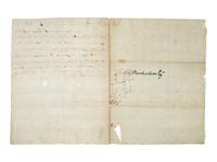[SIGNER]. MORRIS, Robert (1734-1806). Autograph letter signed ("Robt. Morris"), from Prune Street debtors' prison. [Philadelphia], 9 June 1798.