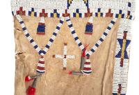 Sioux Beaded Hide Tobacco Bag