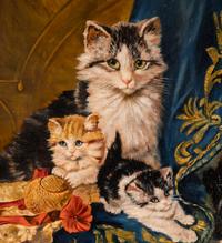 Momma Cat and Kittens