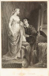 A Set of Four French Engravings of Courting Aristocrats in Ebonized and Giltwood Frames