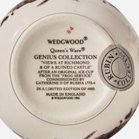 A set of Wedgwood Queensware Frog Service Reproductions UK, circa 2000