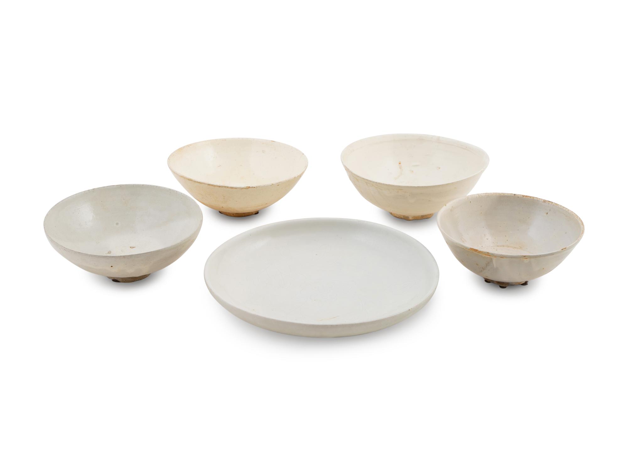 Five Chinese Ceramic Bowls