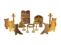 A Large Group of English Brass Articles — 19TH CENTURY