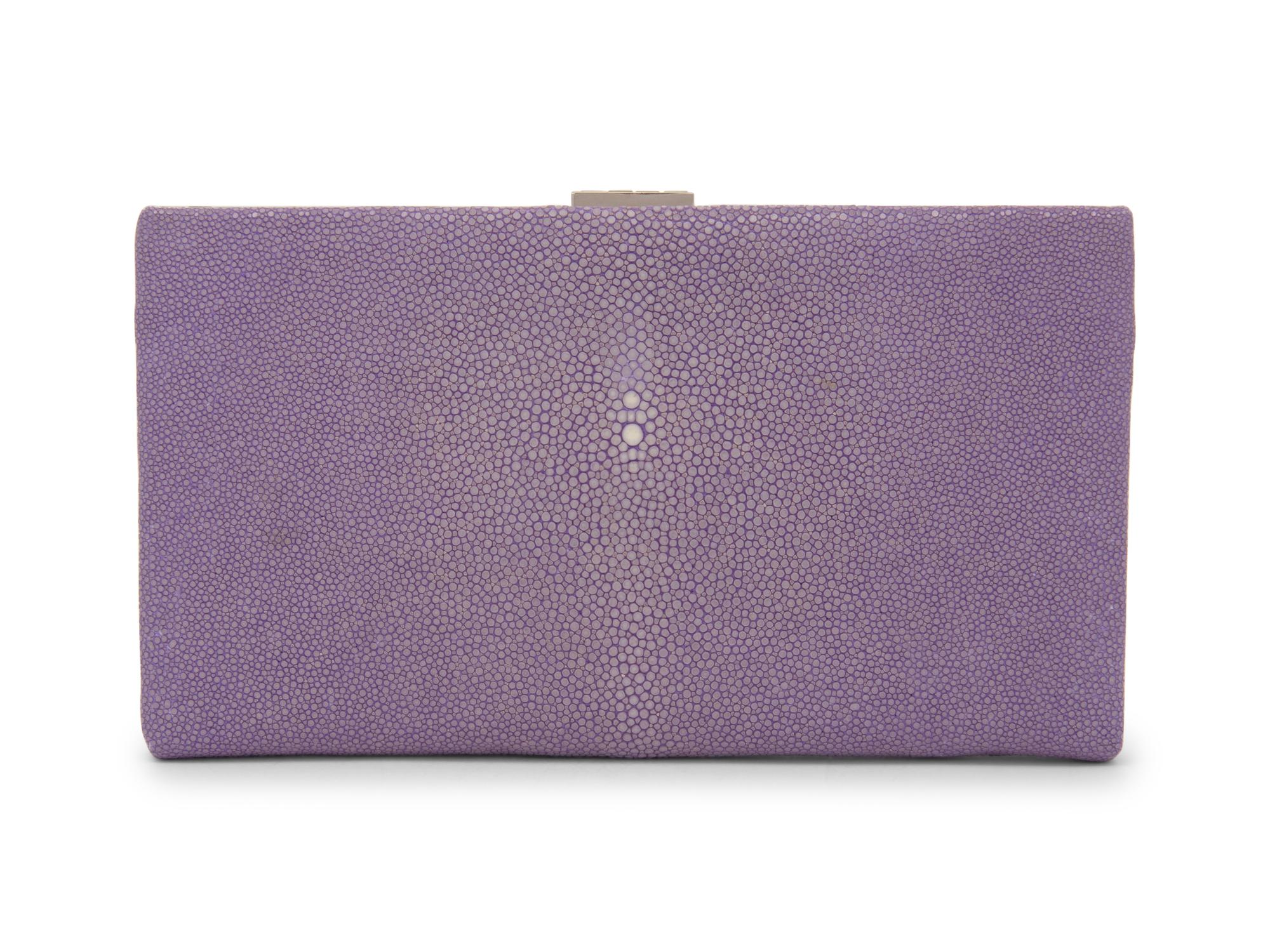 Judith Leiber Purple Stingray Clutch, 2000s