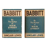 Lewis, Sinclair (1885-1951). Babbitt . New York: 1922.