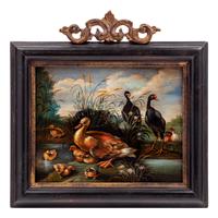 A group of six paintings depicting fowl (18th/19th Century)