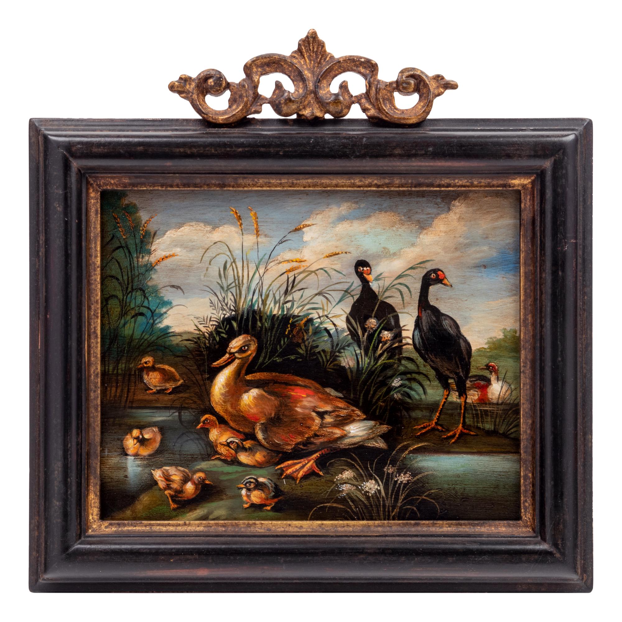 A group of six paintings depicting fowl (18th/19th Century)