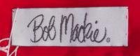 A Bob Mackie Red Strapless Layered Gown, Size 10.