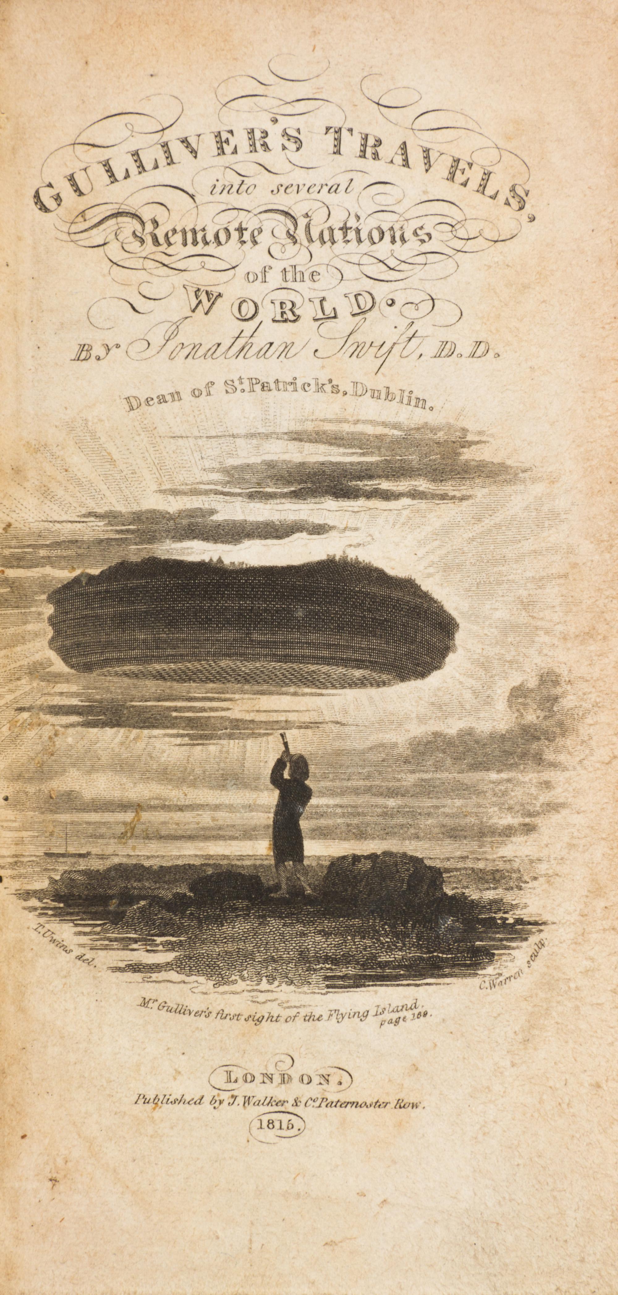 SWIFT, JONATHAN. Gulliver's Travels. London, 1815. Later edition.